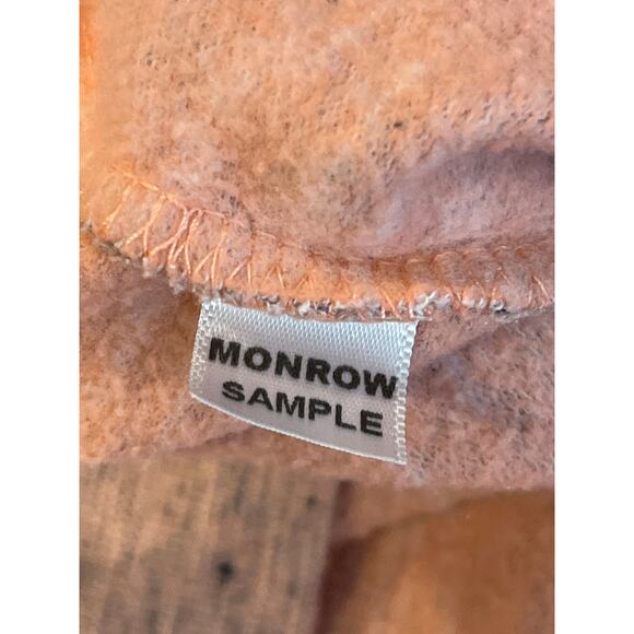 Monrow Get High on Life Heather Pink Sweatshirt Large - Picture 6 of 6